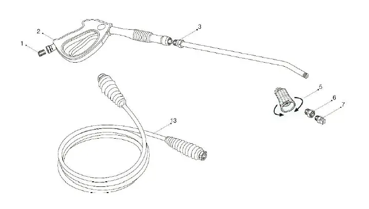 V-TUF RAPID MSC 240 Medium Duty Electric Pressure Washer fig (11)