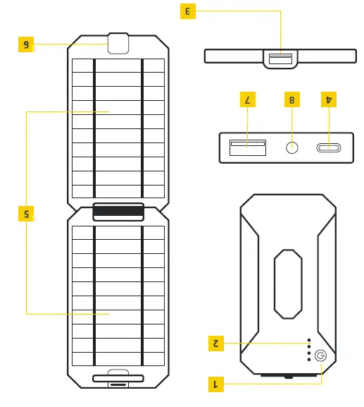 POWERTRAVELLER Tactical Extreme Solar Charger and Power Bank fig 2
