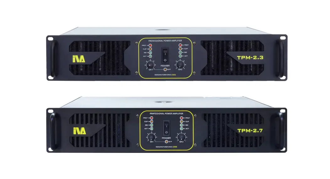 Ivo Tpm-2.3 Professional Power Amplifier User Manual