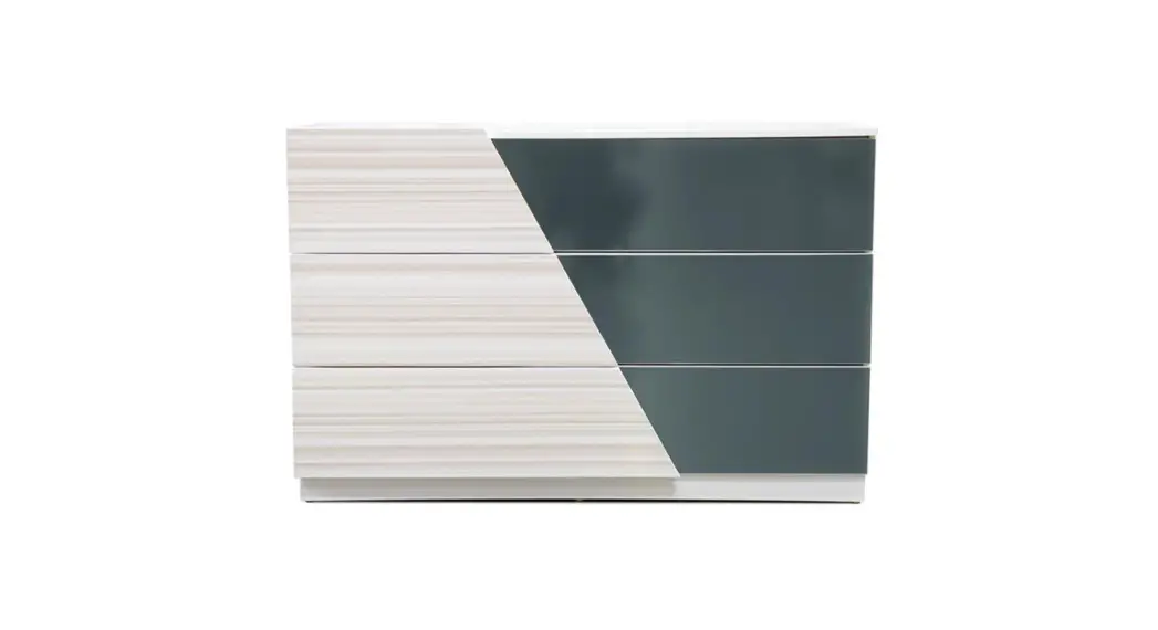 Best Master Furniture 3 -drawer Zebra Gray Dresser 31 In. H X 47 In. W X 19 In. D Instruction Manual