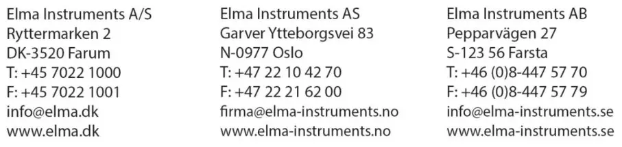 elma 6501 Cable Length Tester - Contact Info