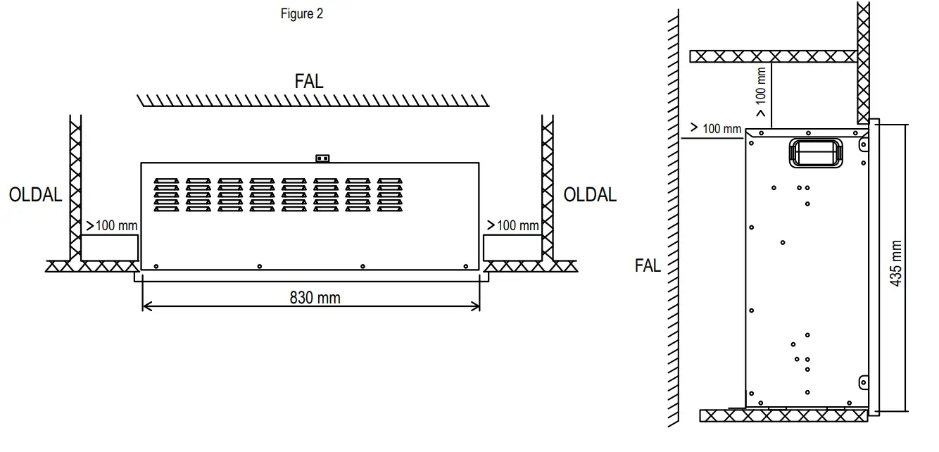 somogyi FKKI 05 Built-In Electric Fireplace - fig