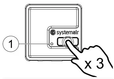 systemair 323606 SAVE CONNECT Internet Access Module User Manual - Activate a hotspot mode