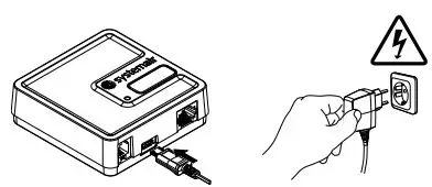 systemair 323606 SAVE CONNECT Internet Access Module User Manual - Connect power to the SAVE CONNECT