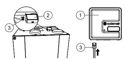 systemair 323606 SAVE CONNECT Internet Access Module User Manual - Connect the SAVE CONNECT module