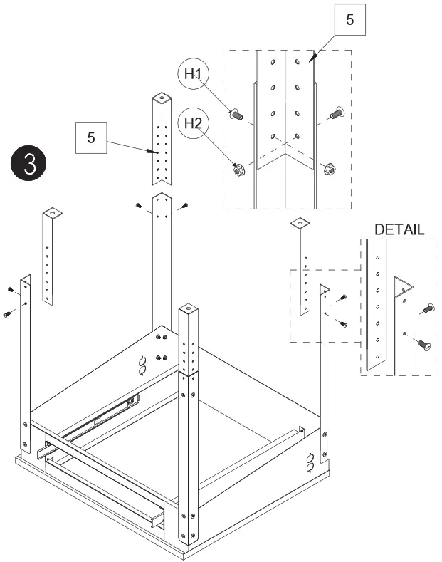 GLOBAL INDUSTRIAL 254635 Shop Desk - Figure 11