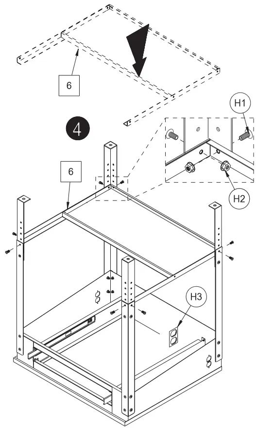 GLOBAL INDUSTRIAL 254635 Shop Desk - Figure 12