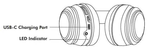 imoshion Kids LED Light Bluetooth Headphones - fig 3