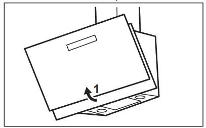 AEG DVE5671HG Rectangular Vertical Kitchen Hood with Hob2Hood System - filter