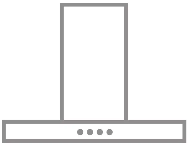 AEG DVE5671HG Rectangular Vertical Kitchen Hood with Hob2Hood System