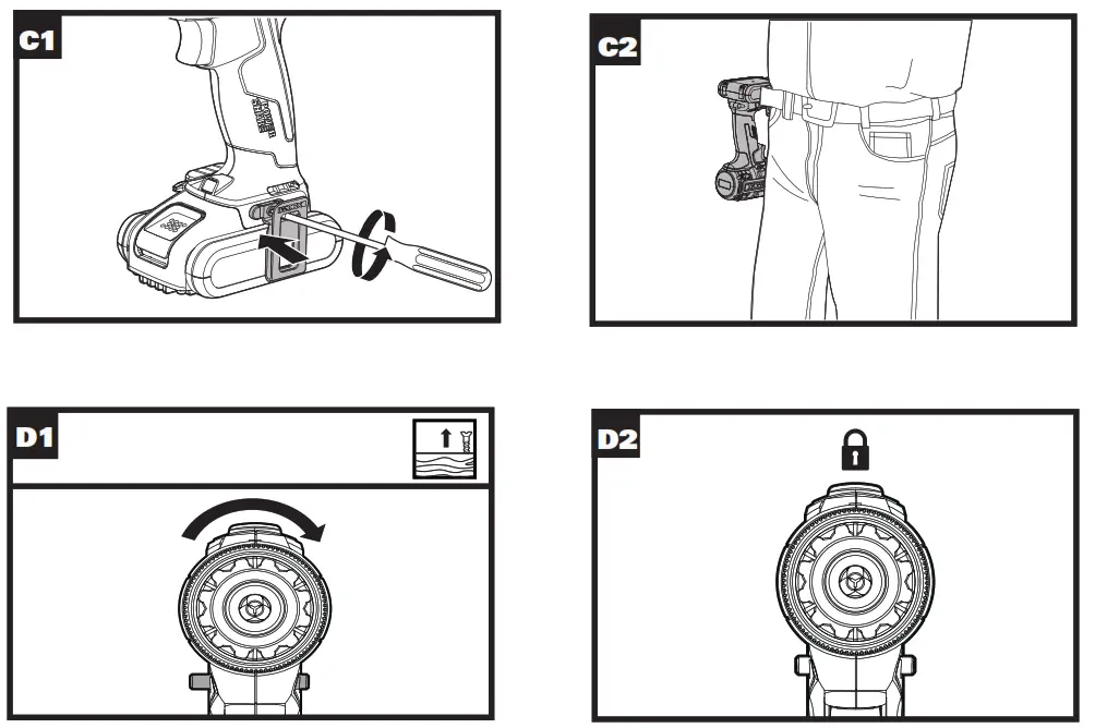 WORX WX100 20V Cordless 10mm Drill Driver Skin - Fig2