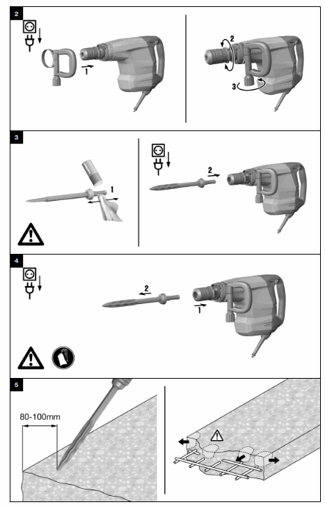 HILTI TE 800-AVR Demolition Hammer - 2