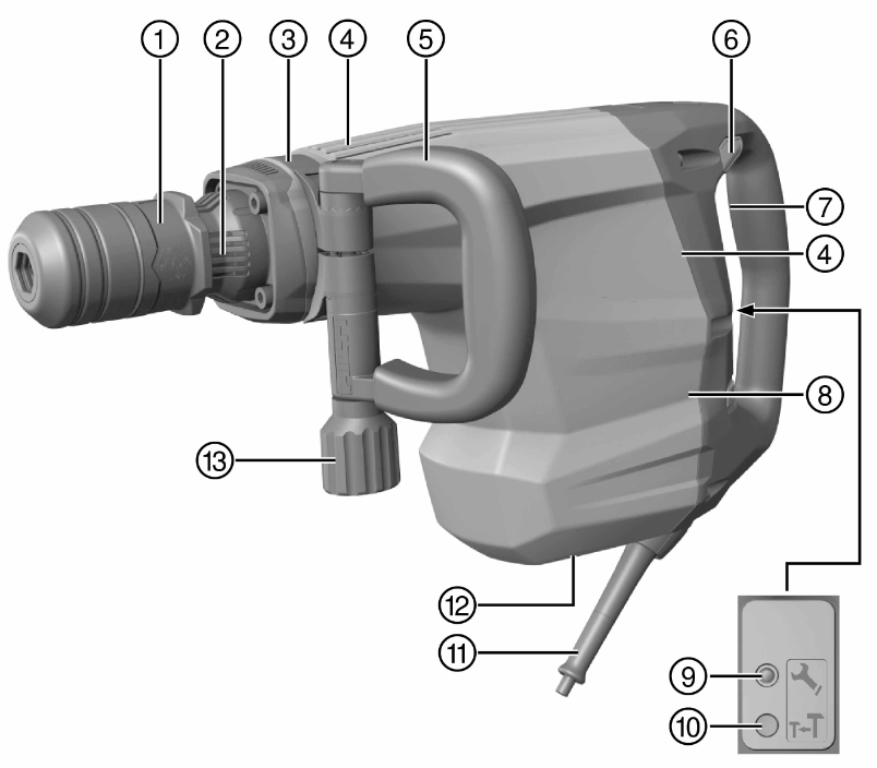 HILTI TE 800-AVR Demolition Hammer - 3
