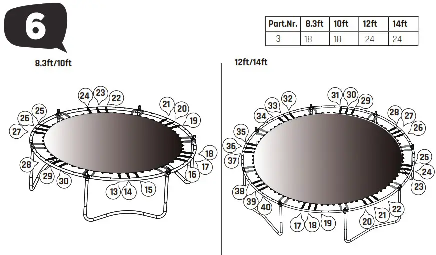 EXIT TOYS Allure Classic Trampolin ø305cm - Product Overview 10