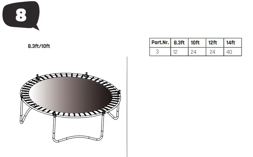 EXIT TOYS Allure Classic Trampolin ø305cm - Product Overview 12
