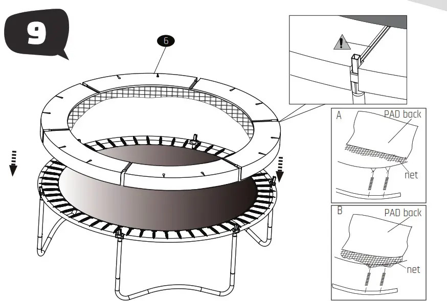 EXIT TOYS Allure Classic Trampolin ø305cm - Product Overview 13
