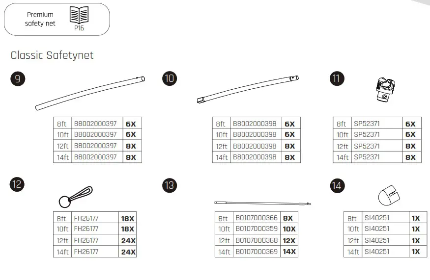 EXIT TOYS Allure Classic Trampolin ø305cm - Product Overview 17