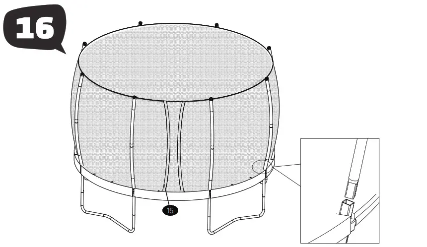 EXIT TOYS Allure Classic Trampolin ø305cm - Product Overview 24