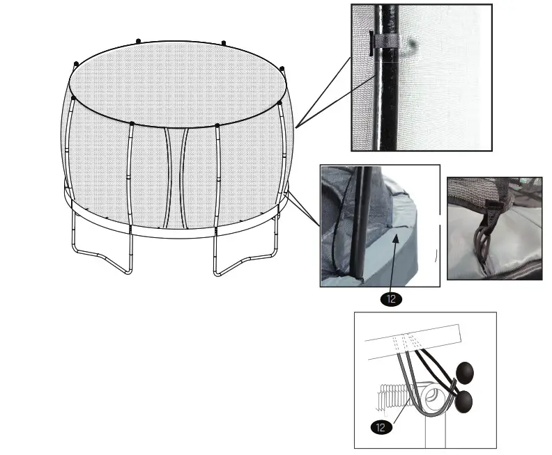 EXIT TOYS Allure Classic Trampolin ø305cm - Product Overview 26