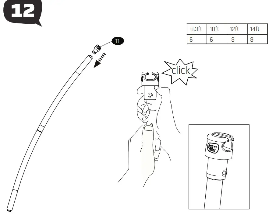 EXIT TOYS Allure Classic Trampolin ø305cm - Product Overview 29