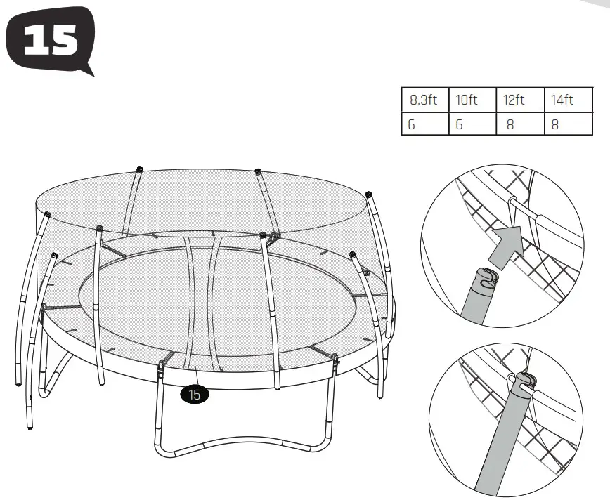 EXIT TOYS Allure Classic Trampolin ø305cm - Product Overview 32