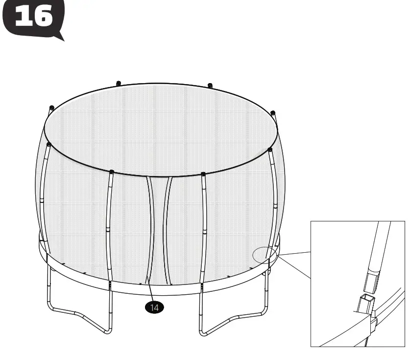 EXIT TOYS Allure Classic Trampolin ø305cm - Product Overview 33