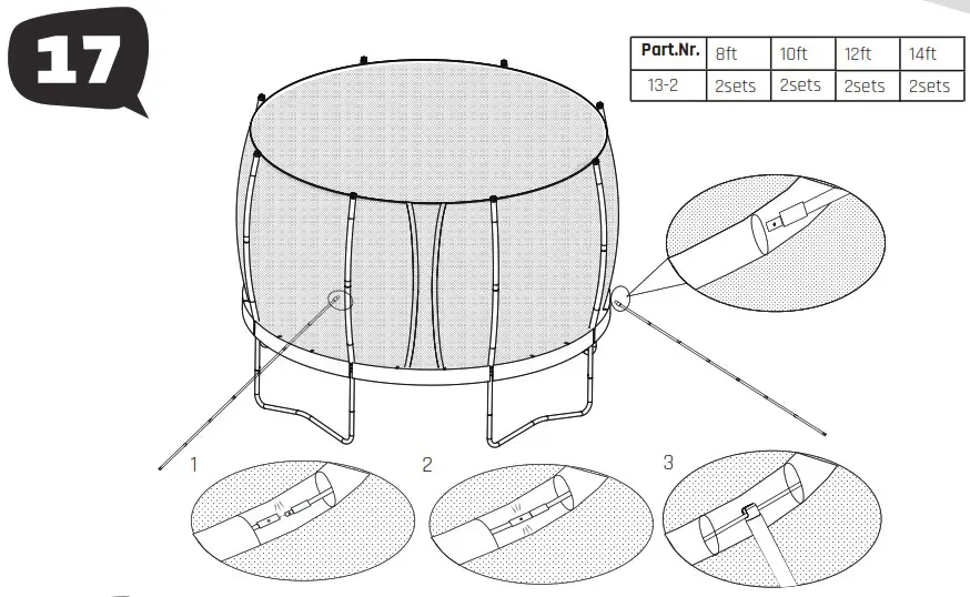 EXIT TOYS Allure Classic Trampolin ø305cm - Product Overview 34