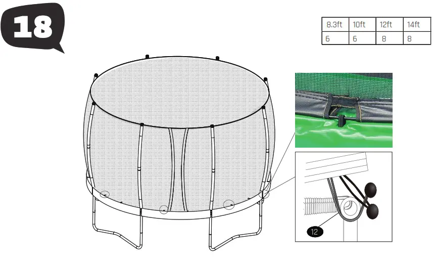 EXIT TOYS Allure Classic Trampolin ø305cm - Product Overview 35