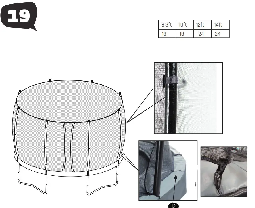 EXIT TOYS Allure Classic Trampolin ø305cm - Product Overview 36