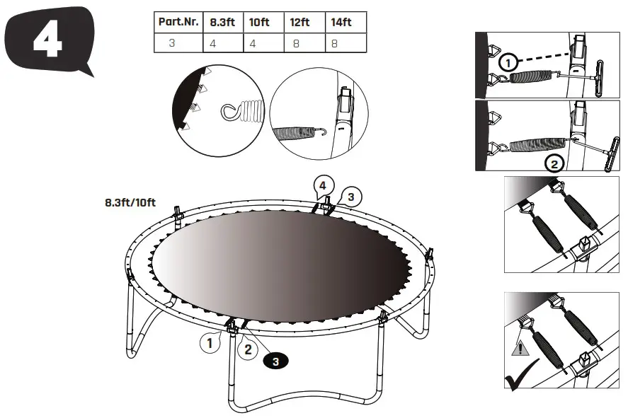EXIT TOYS Allure Classic Trampolin ø305cm - Product Overview 7