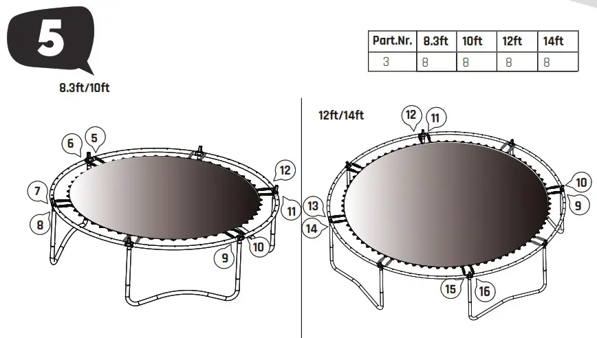 EXIT TOYS Allure Classic Trampolin ø305cm - Product Overview 9