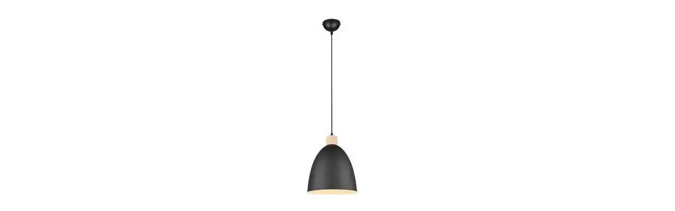 Reality R30681967 Jagger Pendant Light Black 1-light Instruction Manual