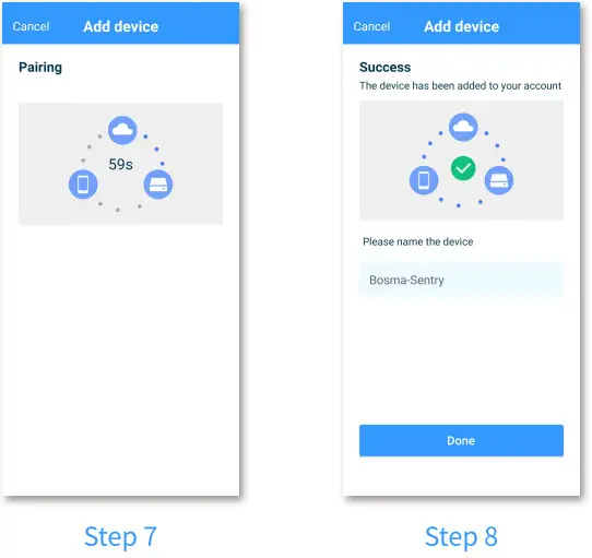 BOSMA 851781007869 Sentry Video Doorbell - getting started 4