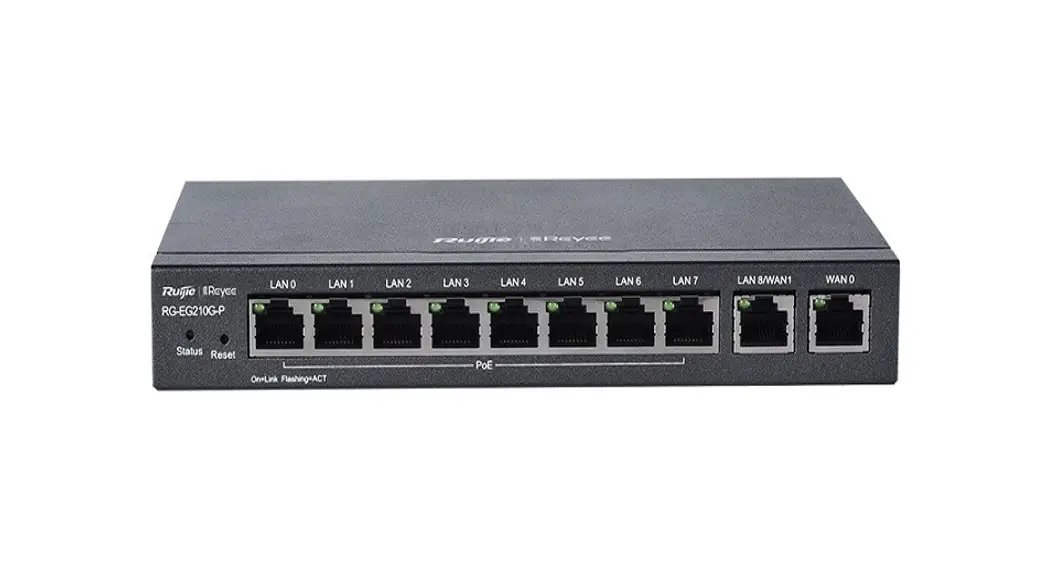 Reyee Rg-eg210g-e 10-port Gigabit Cloud Managed User Guide Reyee Rg-eg210g-e 10-port Gigabit Cloud Managed User Guide