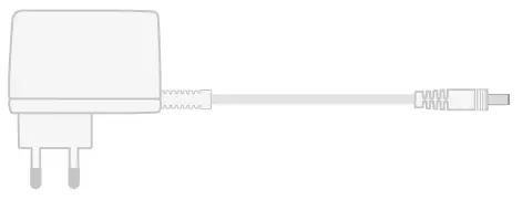 FRITZ Repeater 6000 WiFi 6 Repeater with Three Radio Units - adapter