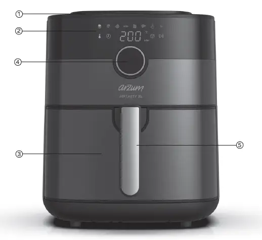 arzum-AR2074-G Air-Fryer-1