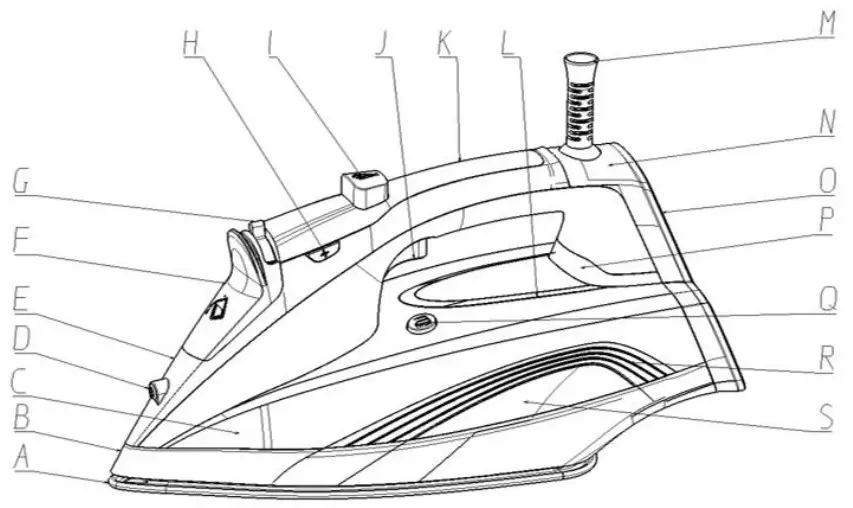 HEINNER HSI-2400RD Steam Iron - fig 1