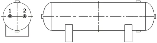 VIXEN VXO8330APRO3118C Train Horn Kit for Trucks A4
