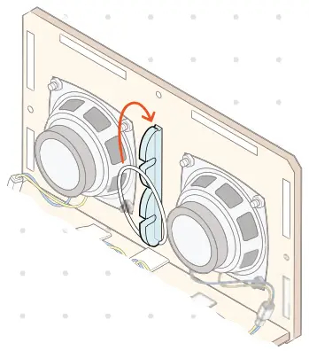 KiwiCo SSPL Kinetic Light Up Speaker - Around the back