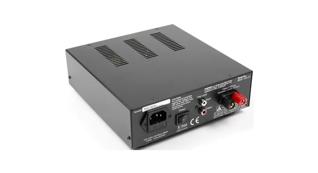 Buttkicker Bka-130-ci Power Amplifier Owner's Manual Buttkicker Bka-130-ci Power Amplifier Owner's Manual