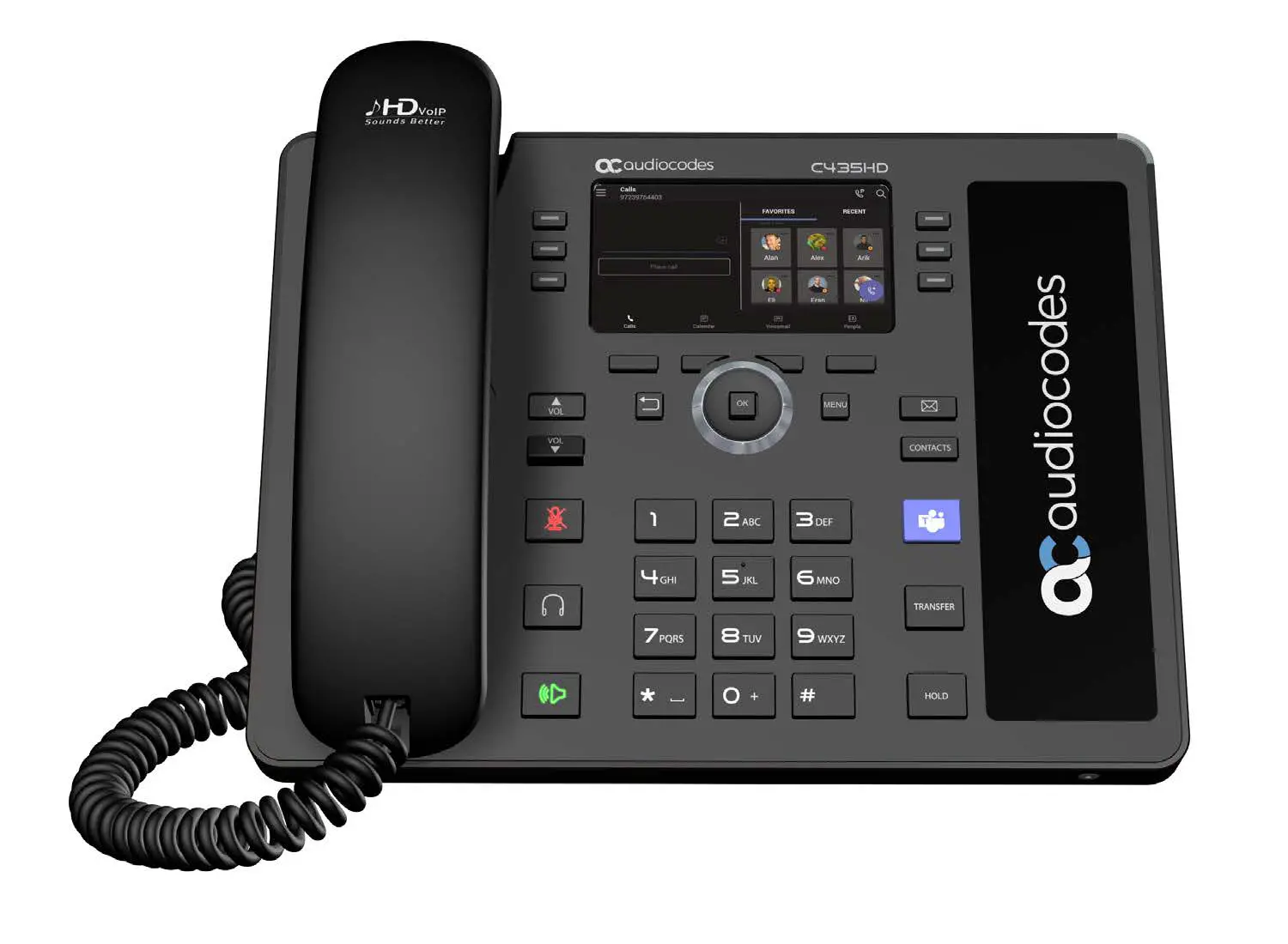 audiocodes C435HD IP Phone for Microsoft Teams