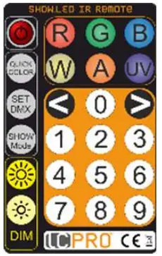 LCPRO Show.Cube C6 Compact Powerful and Battery Powered LED Floor Light - IR Remote