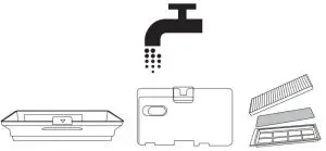 FIG 44 Clean the Dust Collector and Water Tank