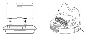 FIG 47 Clean the Dust Collector and Water Tank
