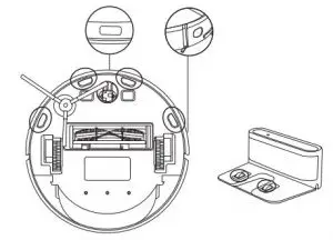FIG 51 Clean the Sensors and Charging Pins