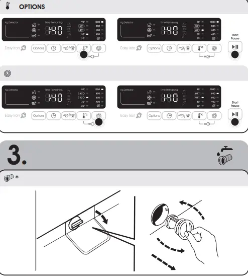 CANDY CSW4852DE 1400rpm 8+5kg Smart Touch Washer Dryer - fig 4