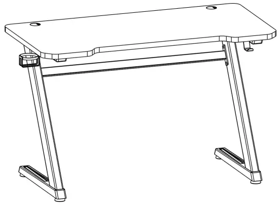 VONYX DB15 Studio &amp Gaming Z Shaped Table