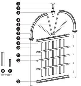 Vita Vienna Trellis Dual Units Assembly - figure 1