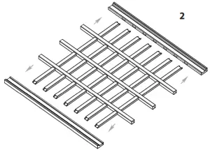 Vita Vienna Trellis Dual Units Assembly - figure 3