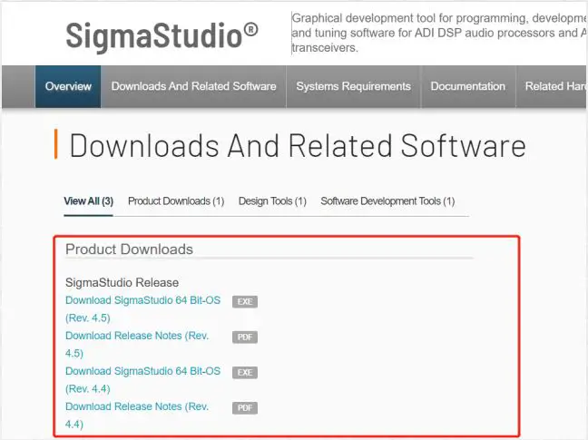 WONDOM ADAU1701 Digital Signal Processor Kernel Board User Guide - Installing Sigmastudio software